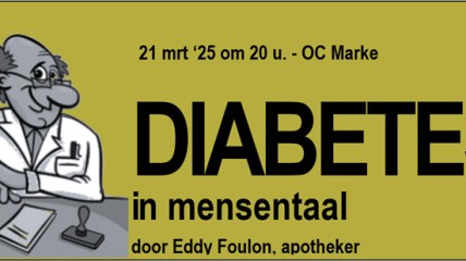 Diabetes in mensentaal